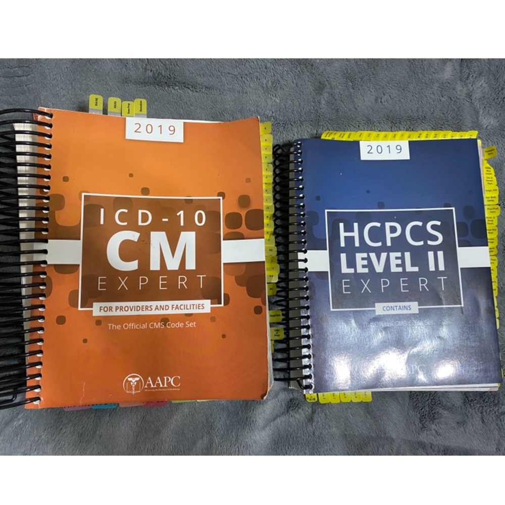 ICD-10-CM and HCPCS Books 2019